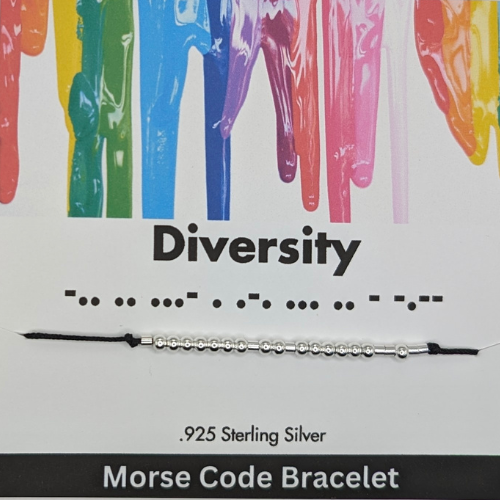 Diversity Morse Code Bracelet